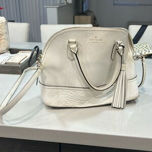 White/Cream Kate Spade satchel purse